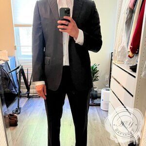 Grey, Wool Men's Suit